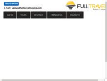 Tablet Screenshot of fulltravelmexico.com